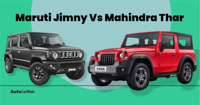 Maruti Jimny Vs Mahindra Thar