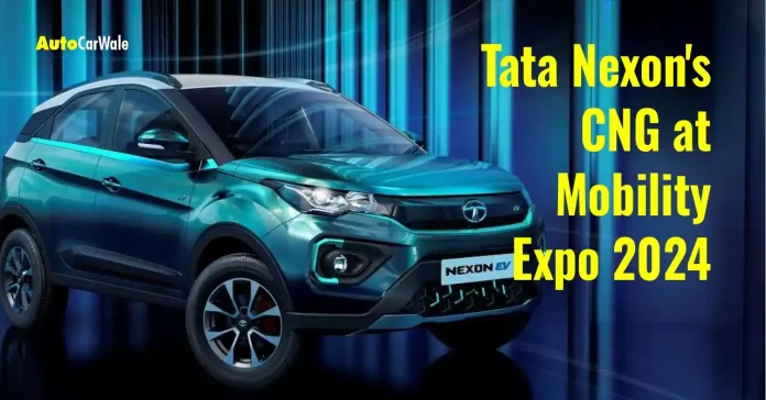 Tata Nexon's CNG at Mobility Expo 2024